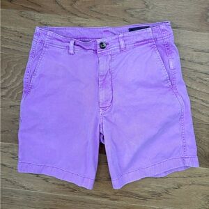 Vineyard Vines Purple Bermuda Shorts Casual Cotton Blend